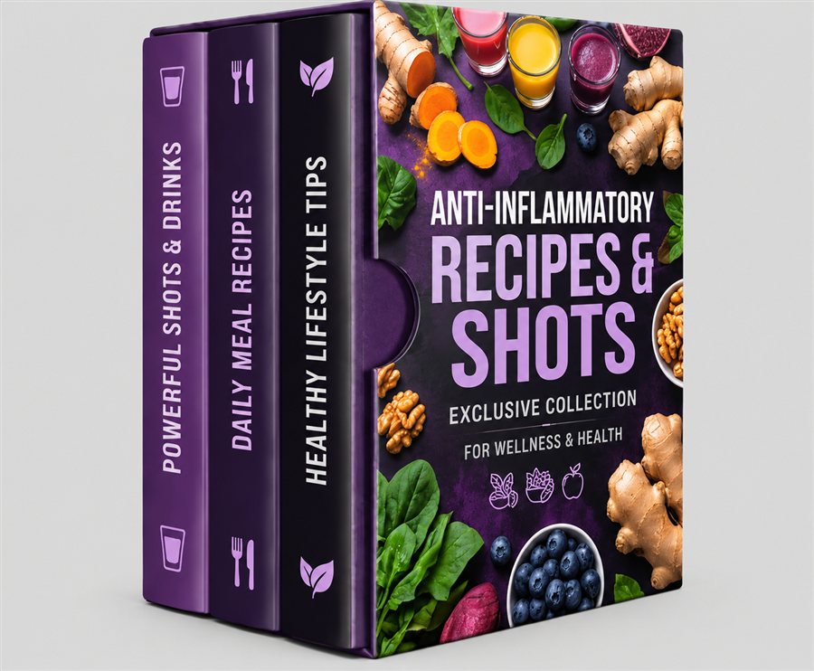 Anti-inflammatory recipes and shots box set