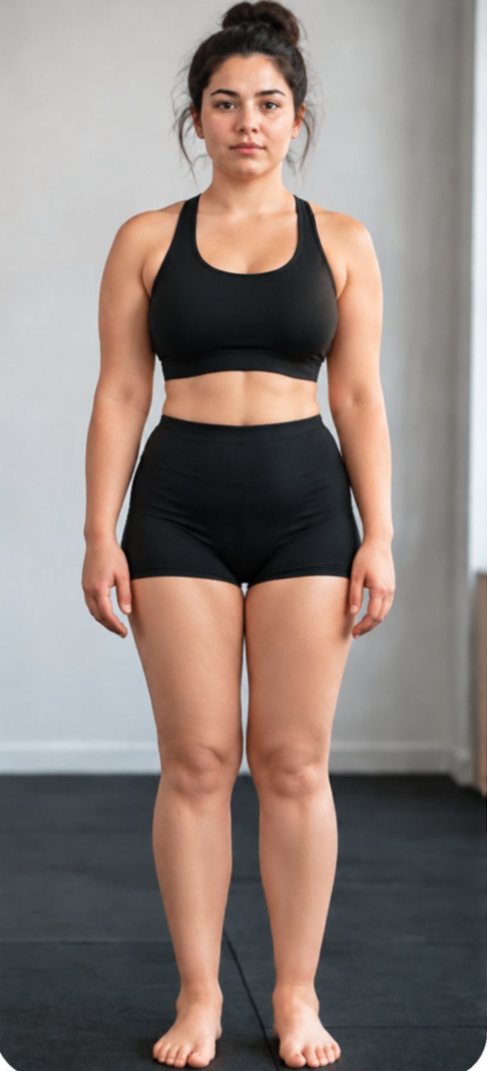 After: smoother legs